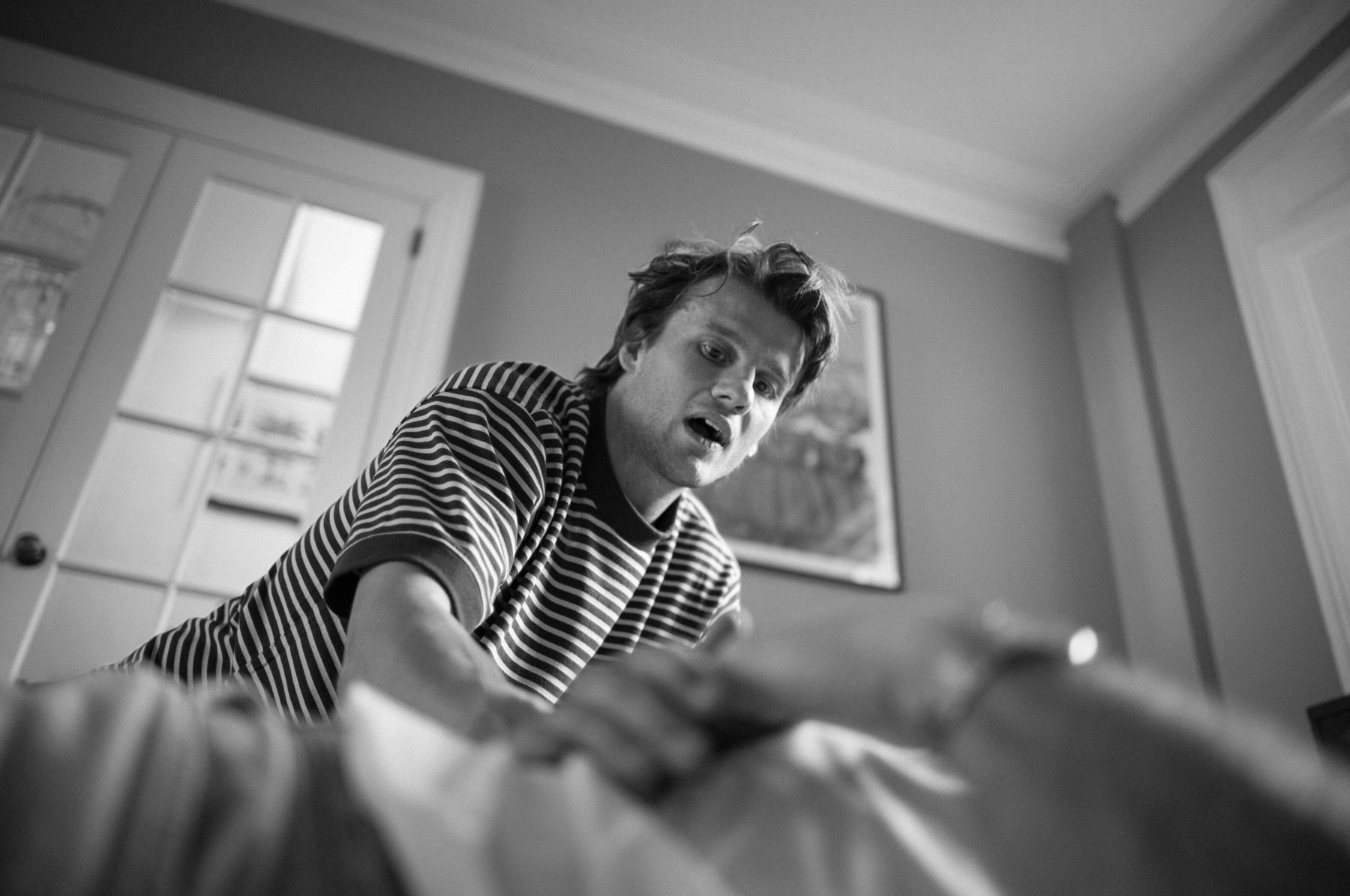 Will Twigden guiding a private breathwork session